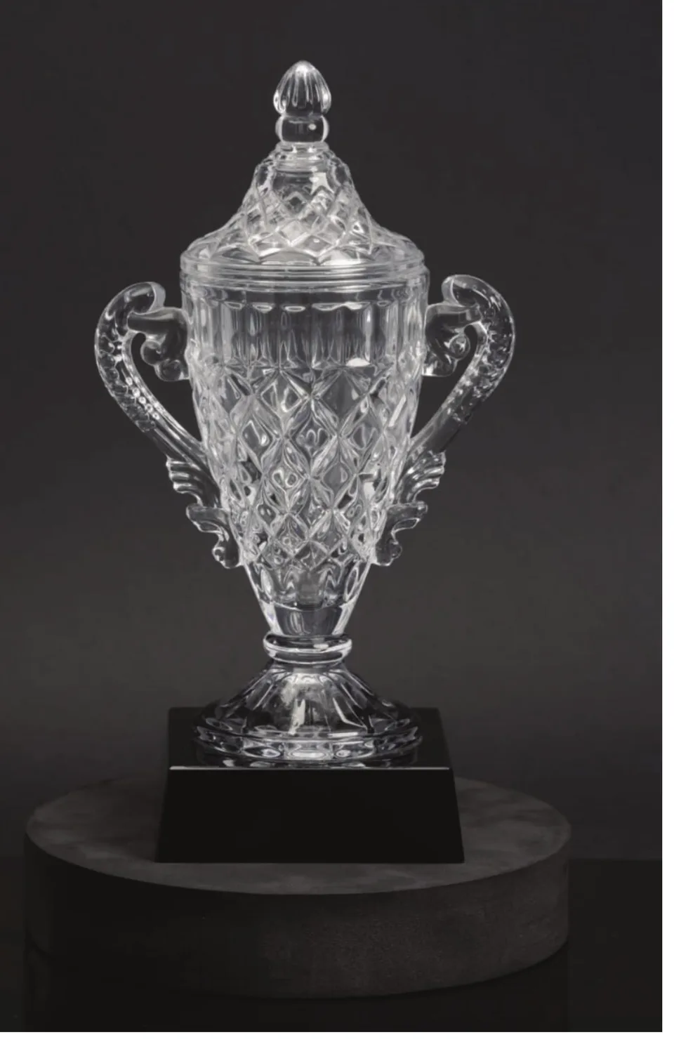Trophée Coupe en Cristal — 3 tailles — Réf. 24561-24562-24563