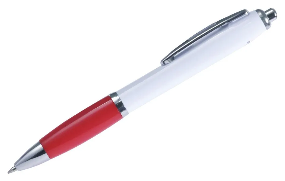 Stylo en plastique blanc — Réf. 25096