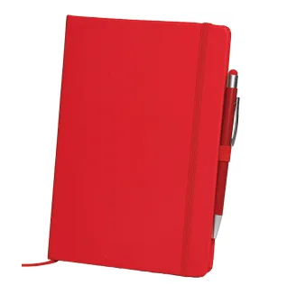 Bloc-notes A5 Élastique avec Stylo — Réf. 25-25&25-03
