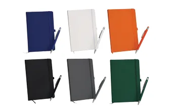 Bloc-notes A5 Élastique avec Stylo — Réf. 25-25&25-03 — photo 2
