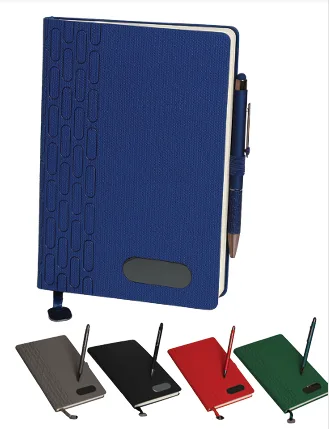 Bloc-notes A5 Texturé avec Stylo — Réf. 25-39&25-02
