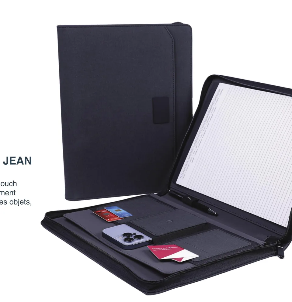 Porte-documents en Simili Cuir Effet Jean — Réf. 40145