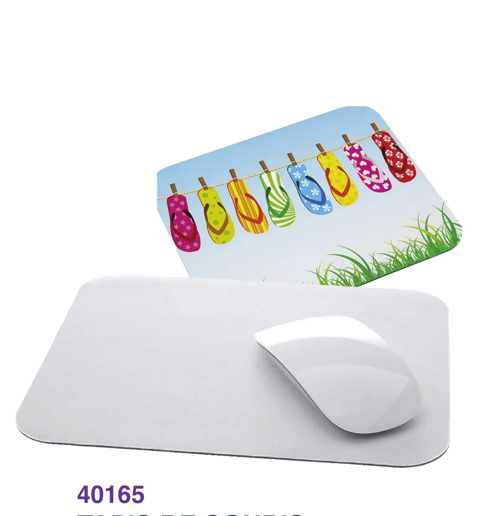 Tapis de Souris Blanc Sublimation — Réf. 40165