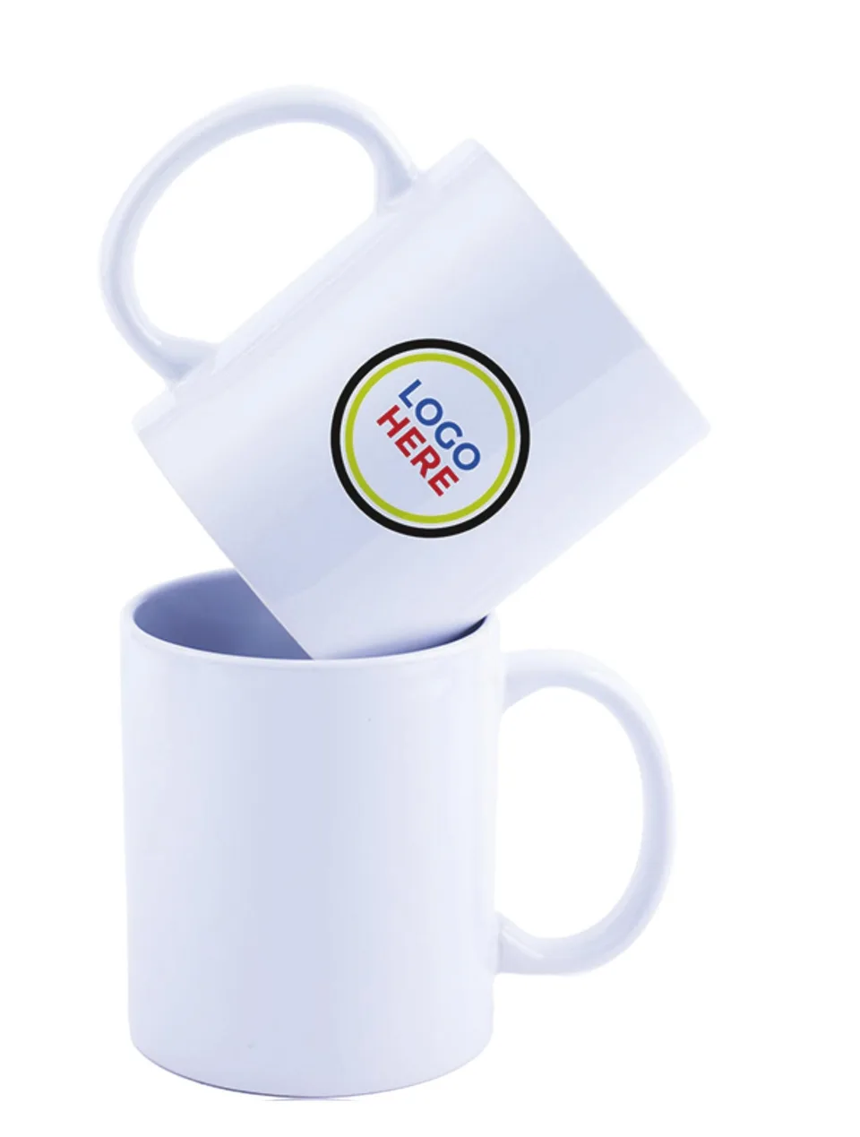 Mug Porcelaine Blanc Brillant 330 ml — Réf. 40193