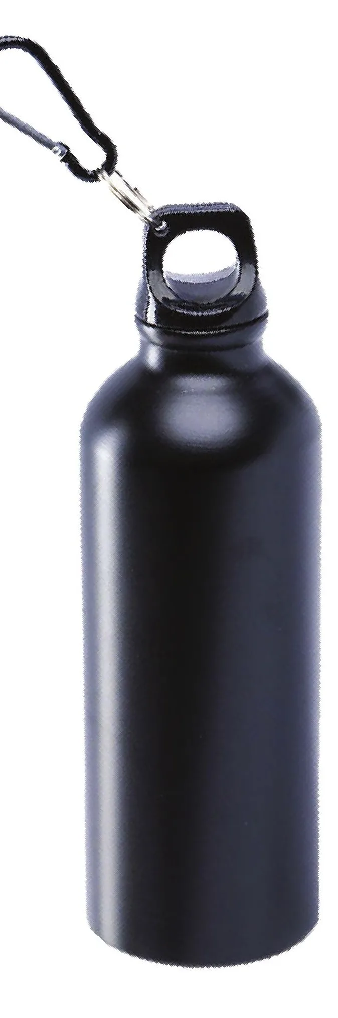 Gourde en Aluminium avec Mousqueton — Réf. 40195