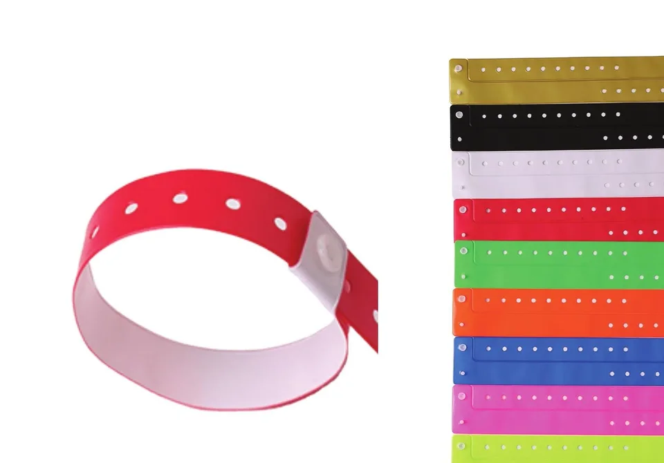 Bracelet en PVC Vinyle Condamnable Imperméable — Réf. 40199