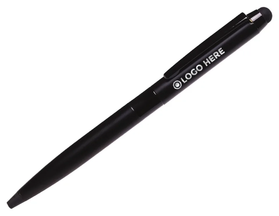 Stylo métal full black effet miroir — Réf. 40227