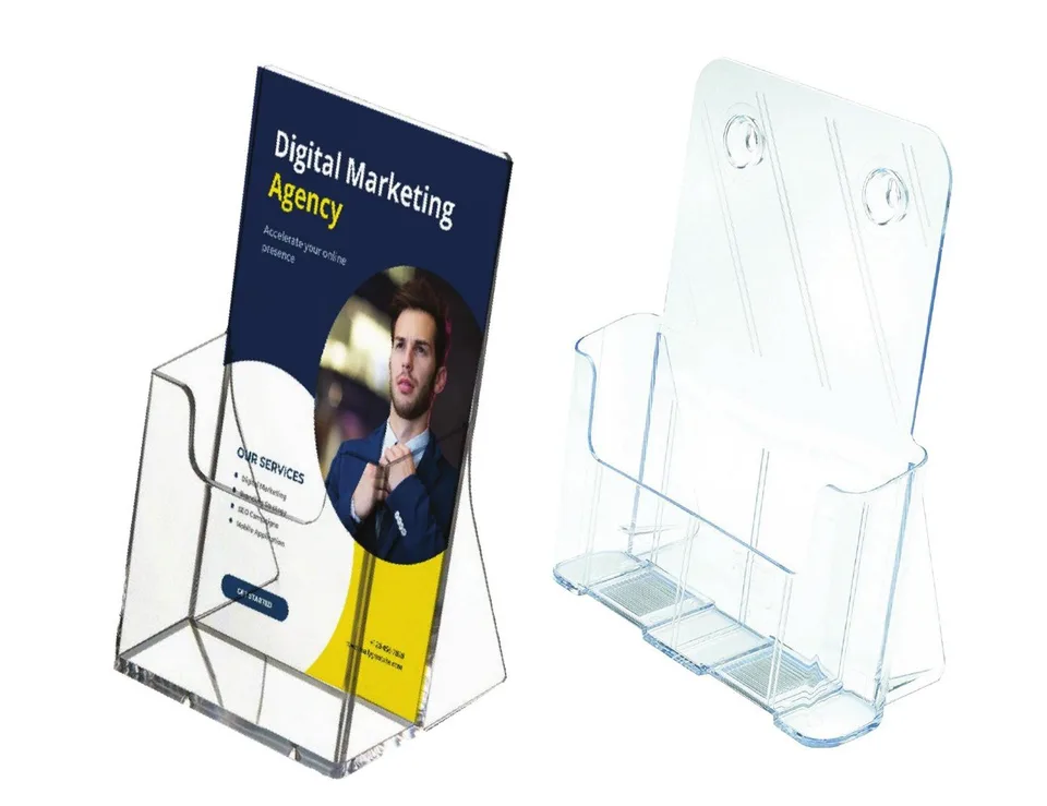 Porte-Brochure Portrait en Plexiglas — Réf. 7013