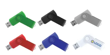 Clé USB Twist avec Clip en Métal — Réf. MG-106 — photo 2