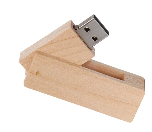 Clé USB Twist en Bois — Réf. MG-13