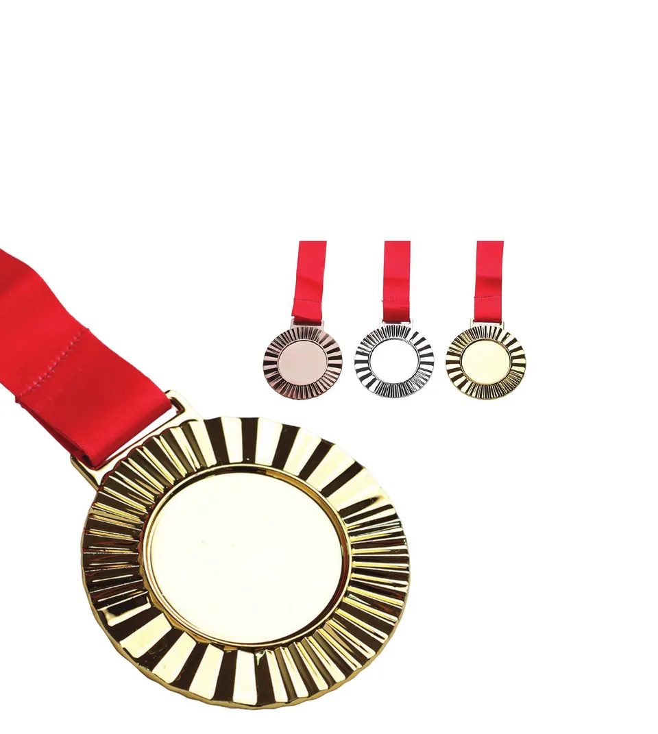 Médaille Métal Double Face — Rayons — Réf. MED01