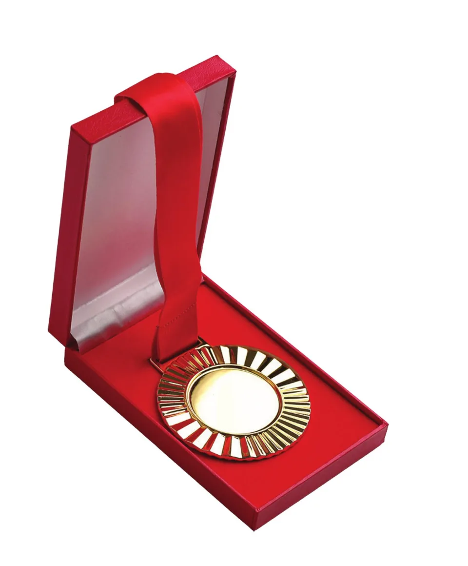 Médaille Métal Double Face — Rayons, avec Boîte — Réf. MED02