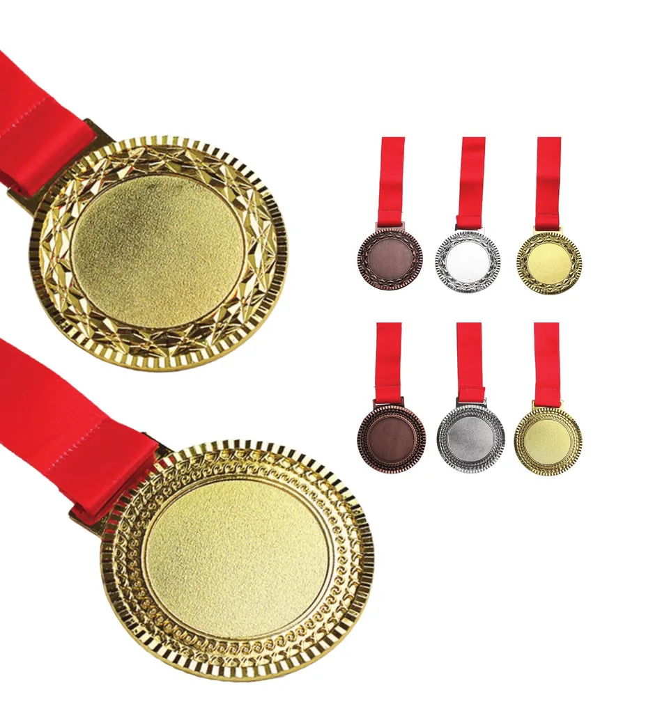 Médaille Métal Double Face — Couronne — Réf. MED03