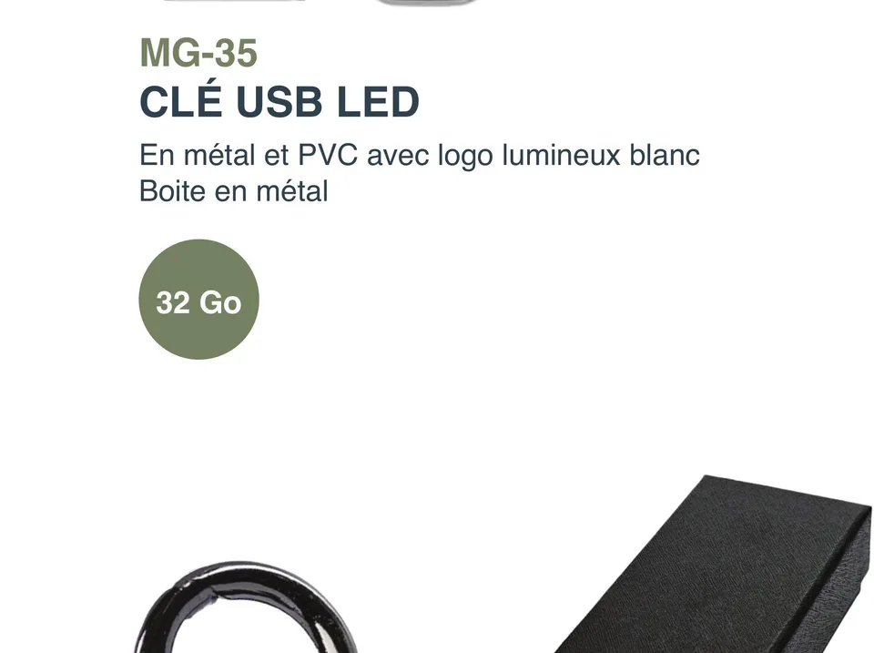 Clé USB en Métal Gun Mat — Réf. MG-32