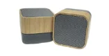 Haut-parleur Bluetooth bambou et gris — Réf. 5152 — photo 2