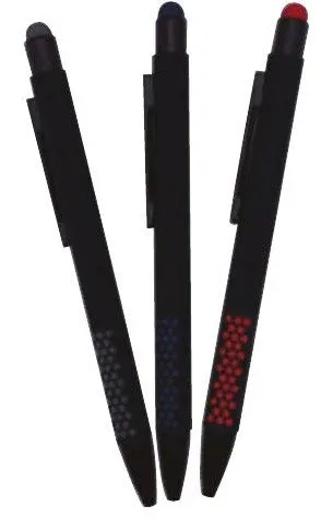 Stylo métallique Rubber à motifs — Réf. AL-2006E