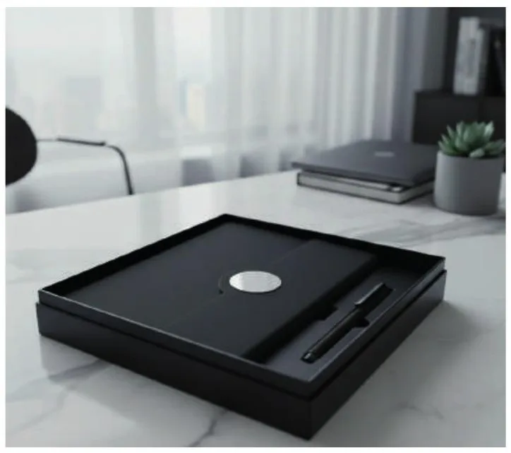 Coffret Carnet Fermeture Magnetique + Stylo — Réf. COF-004 — photo 2
