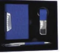 Coffret 3 Pieces Porte-cartes, Stylo & Porte-cles USB — Réf. IMG-207 — photo 3