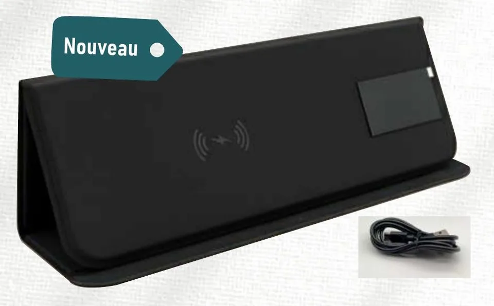 Tapis de souris multifonction avec chargeur sans fil — Réf. IMG-417C — photo 4