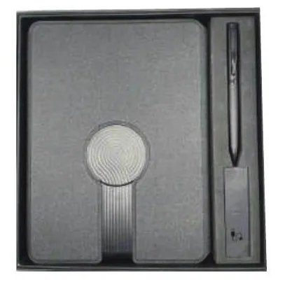 Coffret bloc-note power bank avec support téléphone — Réf. IMG-680