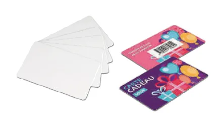 Carte PVC imprimable recto-verso — Réf. IMG-1145