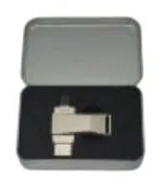 Clé USB Métal Double Connecteur USB/USB-C 32 Go — Réf. IMU-004 — photo 2