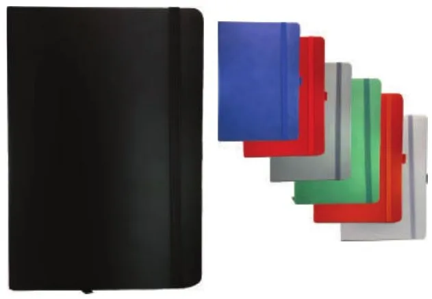 Bloc-notes Couverture Unie à Élastique — Réf. M0915
