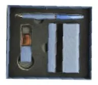 Coffret 3 Pieces Porte-cartes, Stylo & Cle USB — Réf. M5700 — photo 3