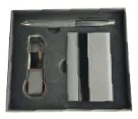 Coffret 3 Pieces Porte-cartes, Stylo & Cle USB — Réf. M5700 — photo 4