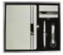 Coffret 4 Pieces Bloc-notes, Stylo, Porte-cartes & Porte-cles — Réf. M5724 — photo 5
