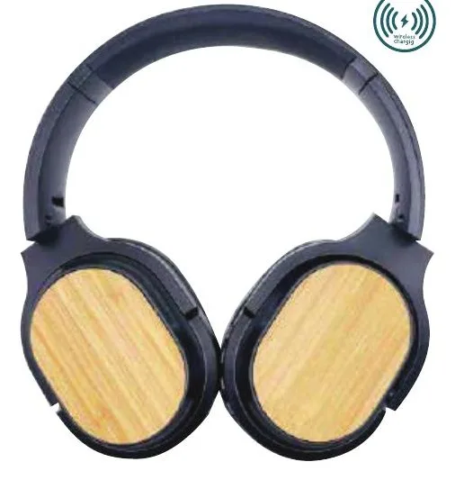 Casque Bluetooth en bambou — Réf. P9