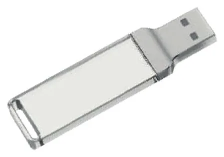 Clé USB Glass Lumineux Gris 16 Go — Réf. PF-130