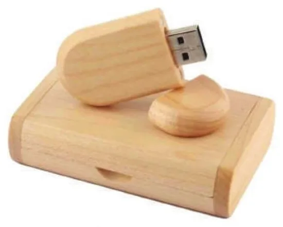 Clé USB Simple Bois 16 Go — Réf. PF-242