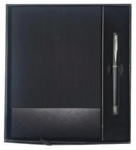 Coffret Premium Notebook A5 Strie + Stylo — Réf. PF-67 — photo 2