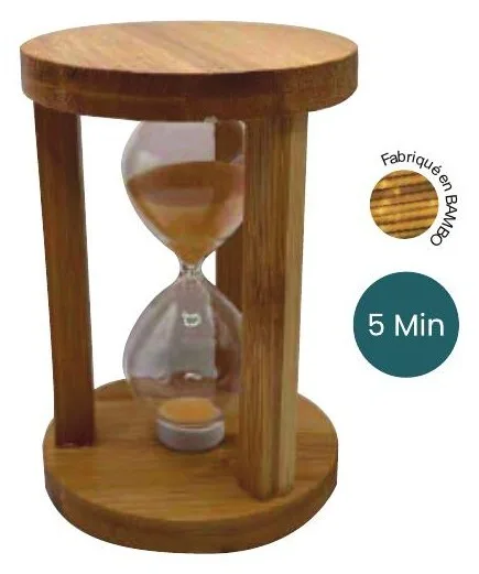 Minuterie de sable en bois — Réf. PF-743