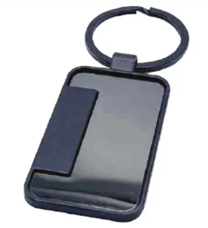 Porte-clés métal rectangulaire — Réf. PF-771
