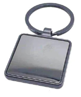 Porte-clés métal carré — Réf. PF-774