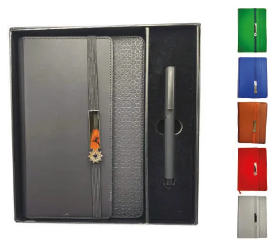 Coffret Bloc-notes Arabesque + Stylo — Réf. PF-783