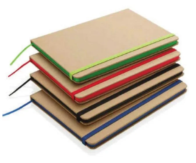 Bloc-notes Carton Recyclé à Élastique — Réf. R0935