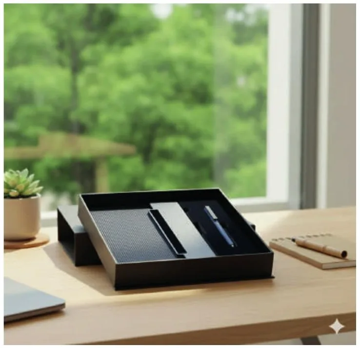 Coffret Carnet Bicolore + Stylo — Réf. RB0933B — photo 4