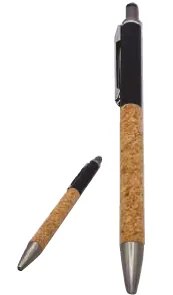 Stylo semi-liège, semi-métal — Réf. S2322B