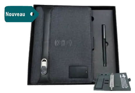 Coffret bloc-note power bank et stylo — Réf. SET5723B