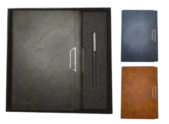 Coffret Bloc-notes Similicuir + Stylo — Réf. SK006